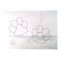 Paw Prints Bevel Clusters -Stained Glass Deals Store 229303 30
