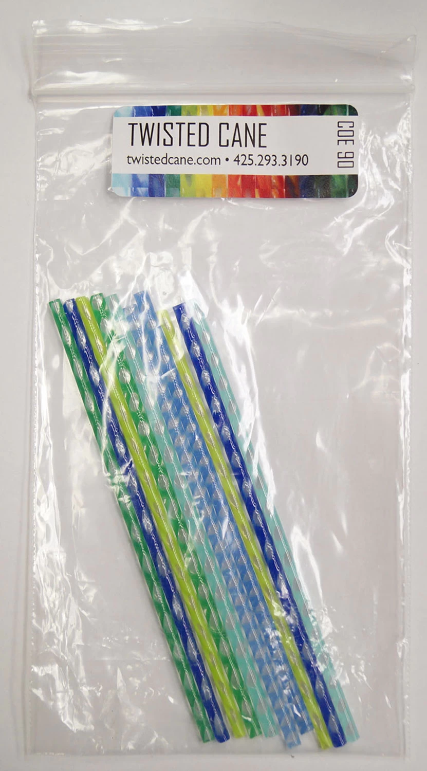 Cools Twisted Cane Assortment - 90 COE 4 Cools Twisted Cane Assortment - 90 COE - Image 4