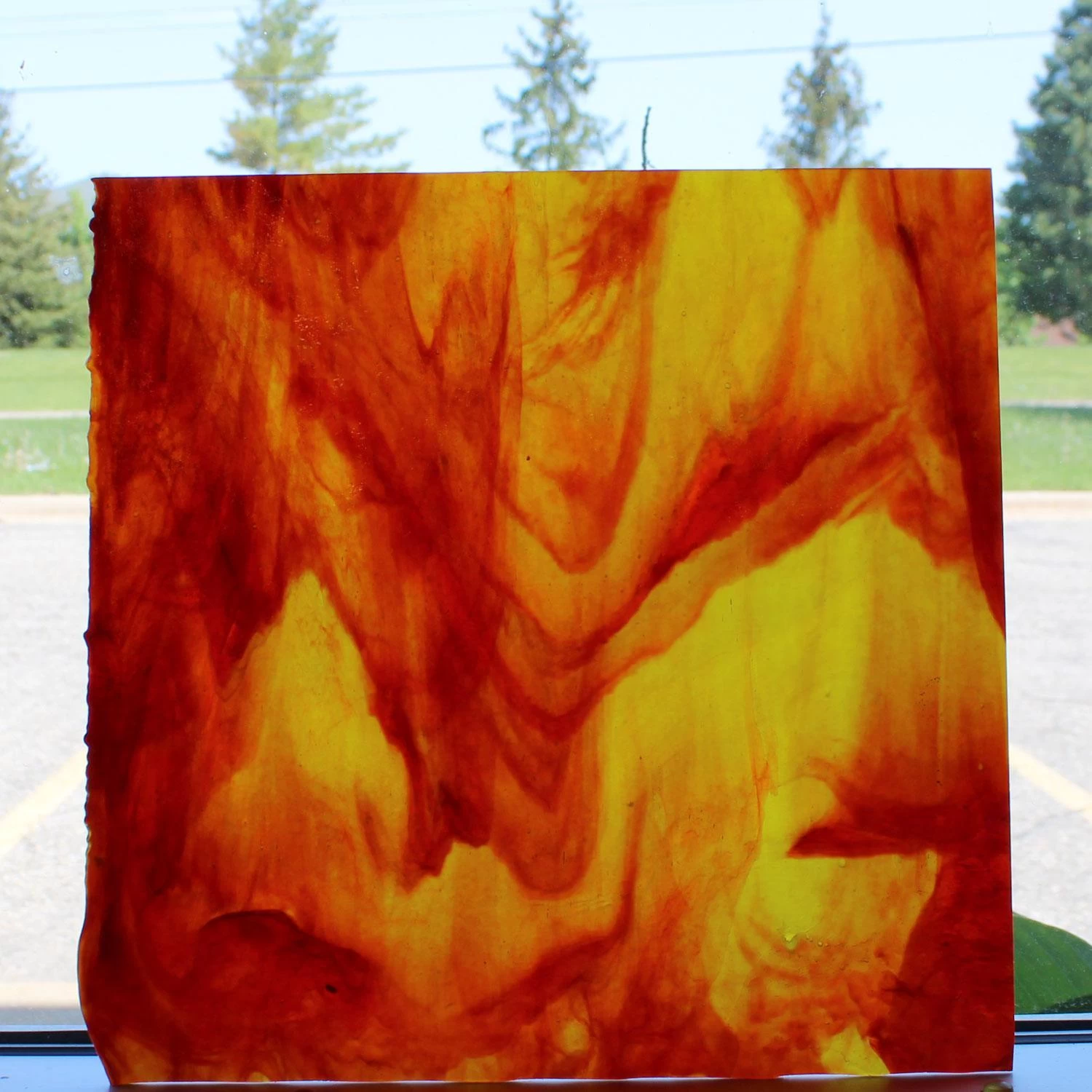 Youghiogheny Lemon Yellow Ice And Red Stipple 2 Youghiogheny Lemon Yellow Ice And Red Stipple - Image 2