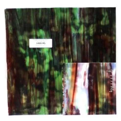 Youghiogheny White Opal, Dark Green And Copper Ruby Reproduction -Stained Glass Deals Store 229677 70