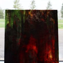 Youghiogheny White Opal, Dark Green And Copper Ruby Reproduction -Stained Glass Deals Store 229677 80