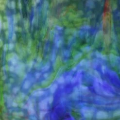 Youghiogheny Light Blue, Dark Blue, Green And Gold Purple Reproduction