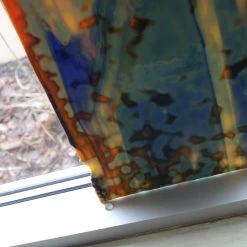 Oceana Silver Yellow And Cobalt Blue 12 Oceana Silver Yellow And Cobalt Blue -Stained Glass Deals Store 229705 30