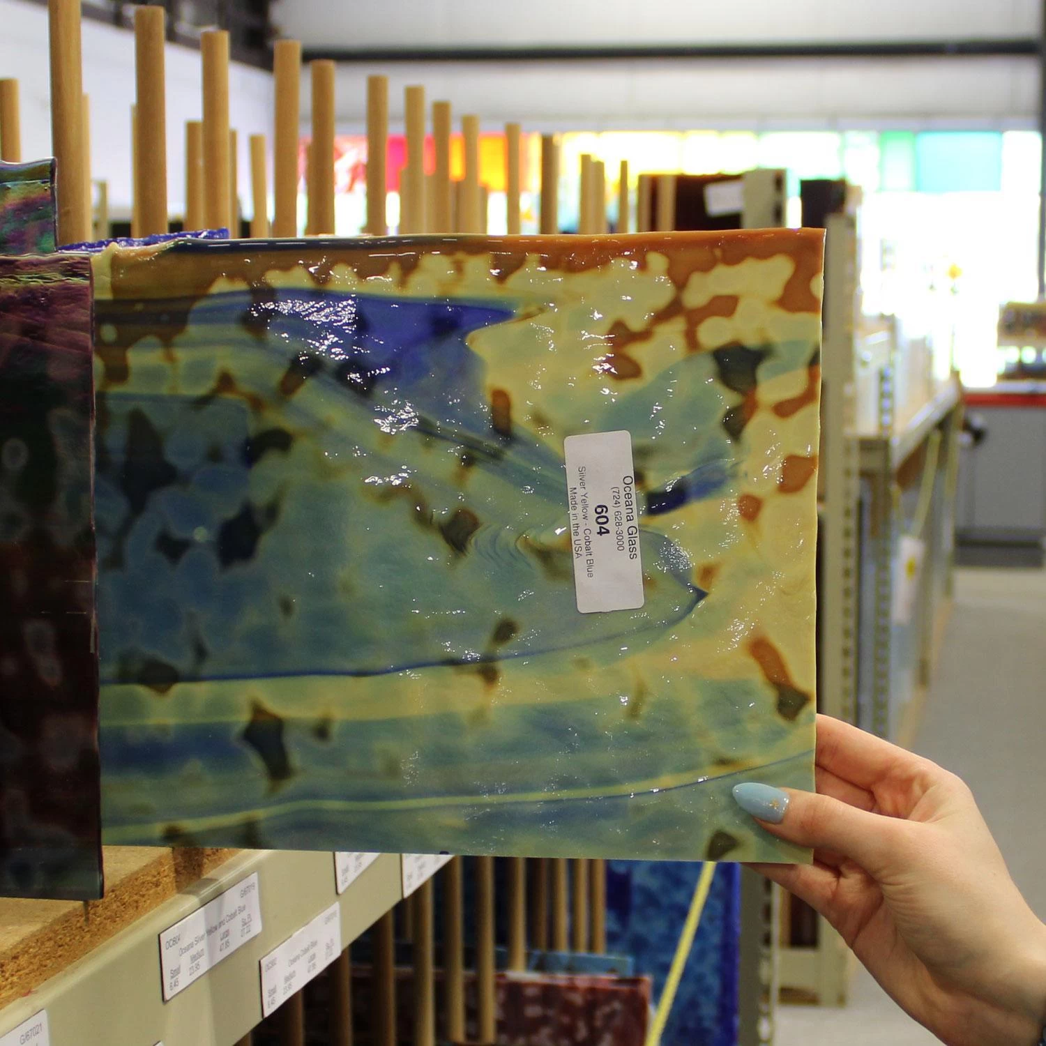 Oceana Silver Yellow And Cobalt Blue 5 Oceana Silver Yellow And Cobalt Blue - Image 5