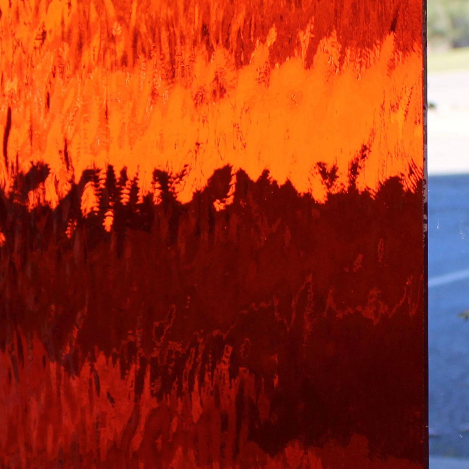 Oceanside Orange Transparent Waterglass 1 Oceanside Orange Transparent Waterglass