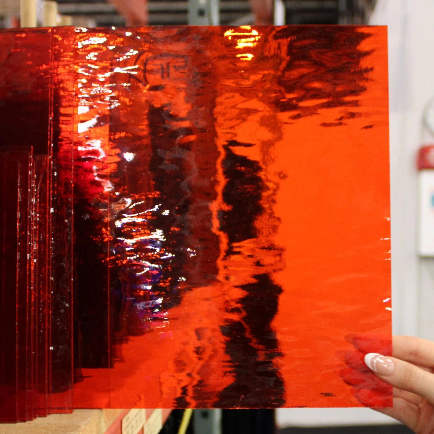 Oceanside Orange Transparent Waterglass 4 Oceanside Orange Transparent Waterglass - Image 4