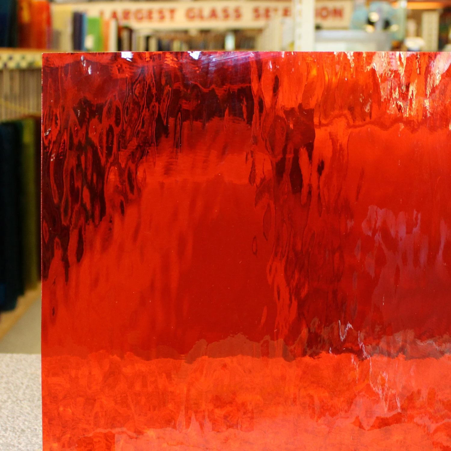 Oceanside Orange Transparent Waterglass 5 Oceanside Orange Transparent Waterglass - Image 5