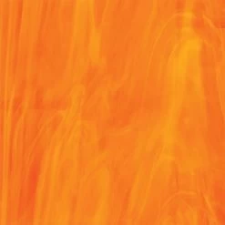 Oceanside Orange And White Translucent Streaky - 96 COE -Stained Glass Deals Store 230046 50