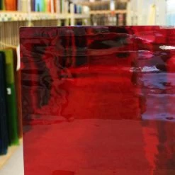 Oceanside Cherry Red Transparent Waterglass -Stained Glass Deals Store 230081 40