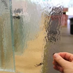 Oceanside Clear Rough Rolled -Stained Glass Deals Store 230165 40