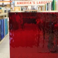 Oceanside Ruby Red Transparent Waterglass -Stained Glass Deals Store 230498 40