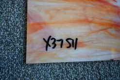 Oceanside White And Orange Opal Streaky - 96 COE -Stained Glass Deals Store 230516 50