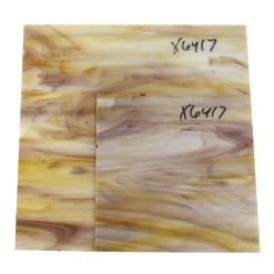 Oceanside Purple, Amber & White Opal Wispy - 96 COE -Stained Glass Deals Store 230958 20