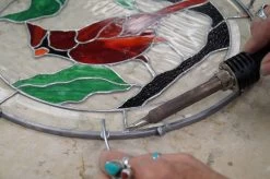 Pre-Cut Cardinal Bevel Panel Kit -Stained Glass Deals Store 232223 20