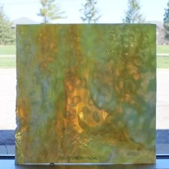 Youghiogheny White Opal, Yellow And Amber Iridized Mottle -Stained Glass Deals Store 232432 20