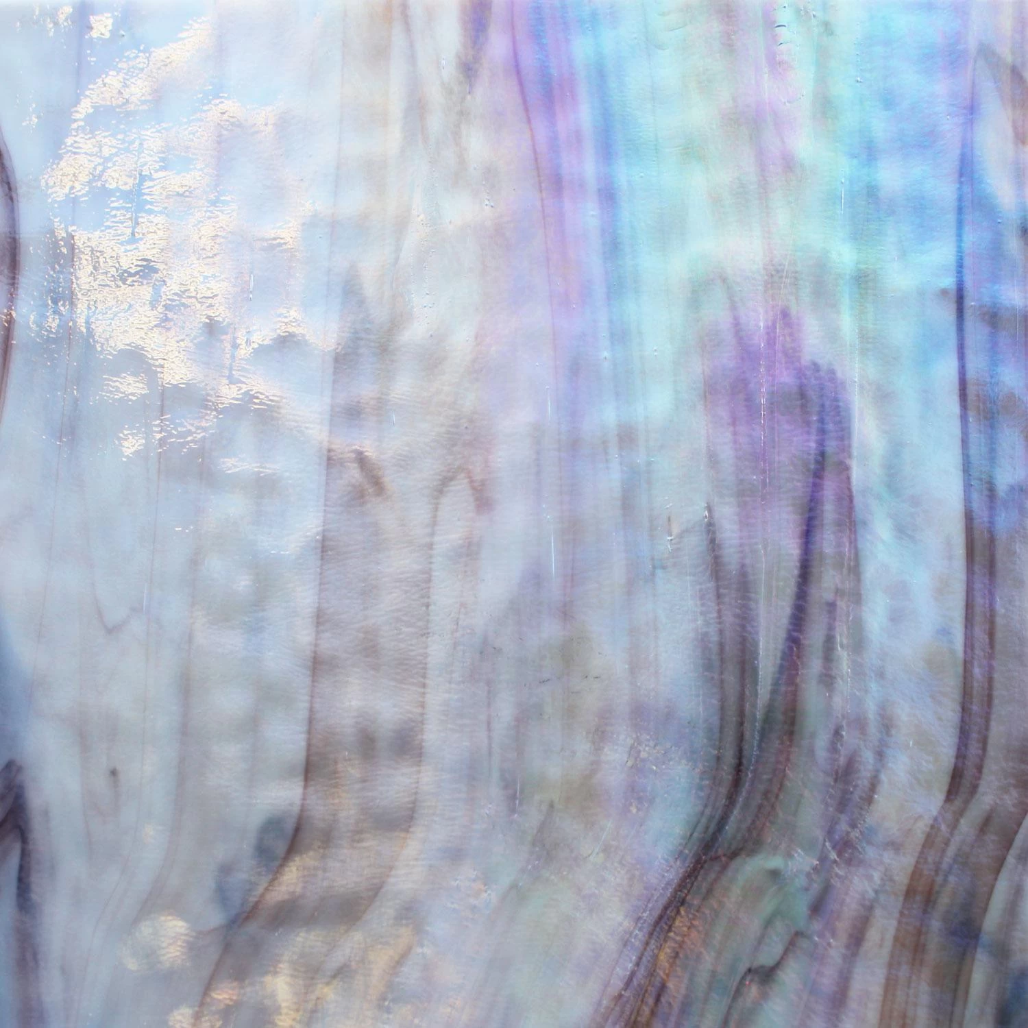 Youghiogheny Soft White Opal And Chocolate Brown Iridized Mottle 1 Youghiogheny Soft White Opal And Chocolate Brown Iridized Mottle