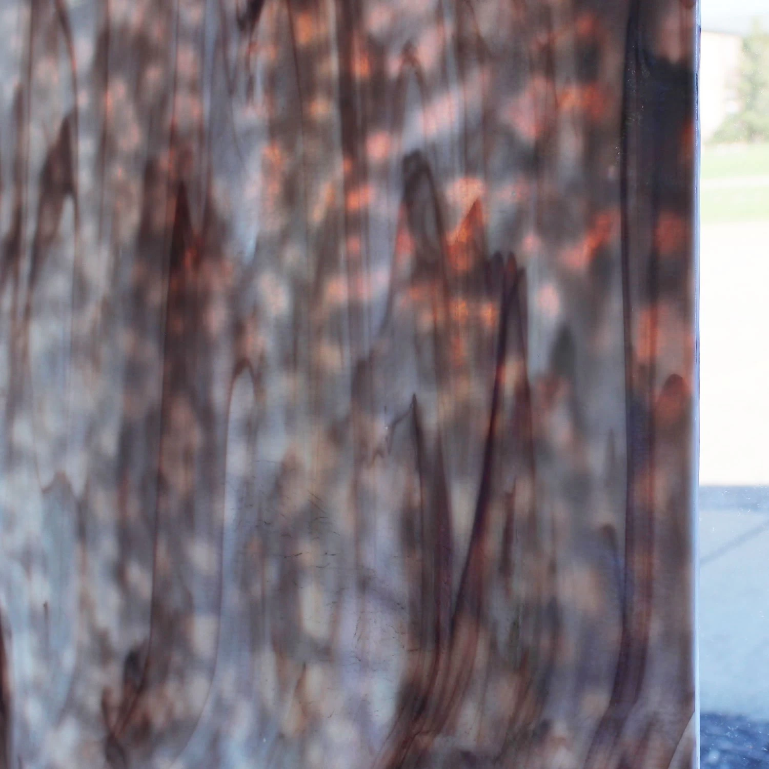 Youghiogheny Soft White Opal And Chocolate Brown Iridized Mottle 3 Youghiogheny Soft White Opal And Chocolate Brown Iridized Mottle - Image 3