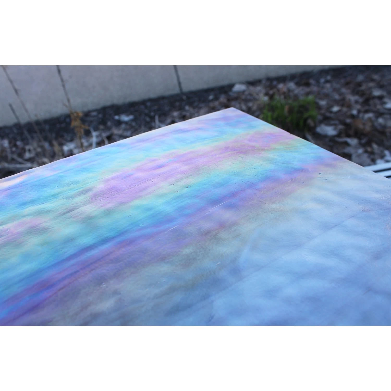 Youghiogheny Soft White Opal And Chocolate Brown Iridized Mottle 5 Youghiogheny Soft White Opal And Chocolate Brown Iridized Mottle - Image 5