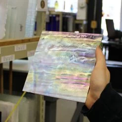 Youghiogheny Soft White Opal And Chocolate Brown Iridized Mottle 13 Youghiogheny Soft White Opal And Chocolate Brown Iridized Mottle -Stained Glass Deals Store 232436 70