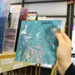 Youghiogheny Turquoise Iridized Stipple -Stained Glass Deals Store 232456 50