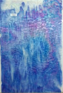 Youghiogheny White Opal And Cobalt Blue Iridized Mottle -Stained Glass Deals Store 232460 70