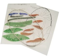 Pre-Cut Bird Of Paradise Oval Kit -Stained Glass Deals Store 233983 20