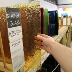 Kokomo Pale Amber Transparent Rolled Granite 5 Kokomo Pale Amber Transparent Rolled Granite -Stained Glass Deals Store 234004 30