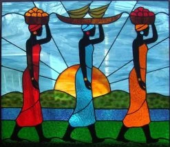 Kokomo Medium Christmas Green Transparent Rolled Granite 5 Kokomo Medium Christmas Green Transparent Rolled Granite -Stained Glass Deals Store 234007 50