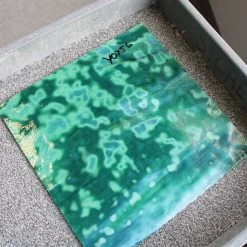 Uro Blue-Green, Forest Green And Midnight Green Mottle -Stained Glass Deals Store 234226 40