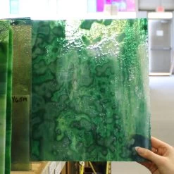 Uro Blue-Green, Forest Green And Midnight Green Mottle -Stained Glass Deals Store 234226 50