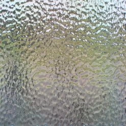 Oceanside Clear Iridized Hammered