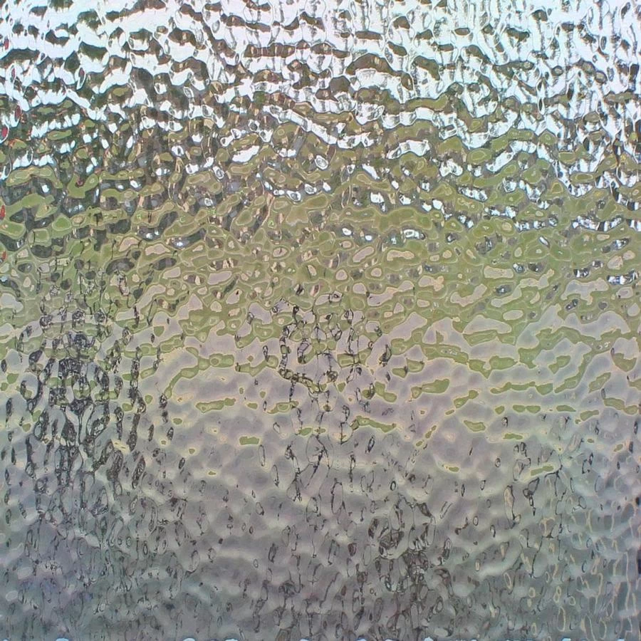 Oceanside Clear Iridized Hammered 1 Oceanside Clear Iridized Hammered