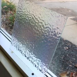 Oceanside Clear Iridized Hammered 13 Oceanside Clear Iridized Hammered -Stained Glass Deals Store 234259 30