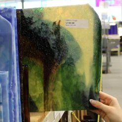 Uro Light Brown, Dark Brown And Emerald Green Granite -Stained Glass Deals Store 234318 30