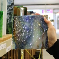 Uro Blue, Yellow, Red, Orange And Pink Granite -Stained Glass Deals Store 234326 50