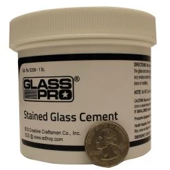 Glass Pro Stained Glass Cement - 1 Lb 9 Glass Pro Stained Glass Cement - 1 Lb -Stained Glass Deals Store 234413 20