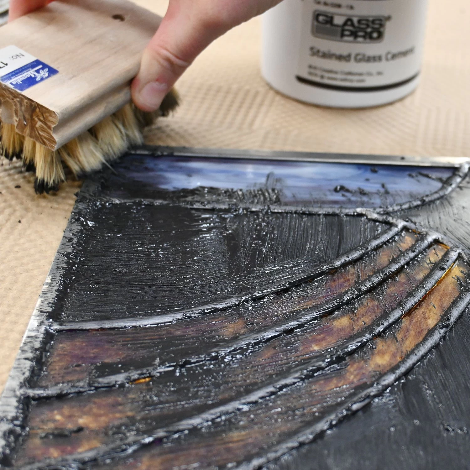 Glass Pro Stained Glass Cement - 1 Lb 6 Glass Pro Stained Glass Cement - 1 Lb - Image 6