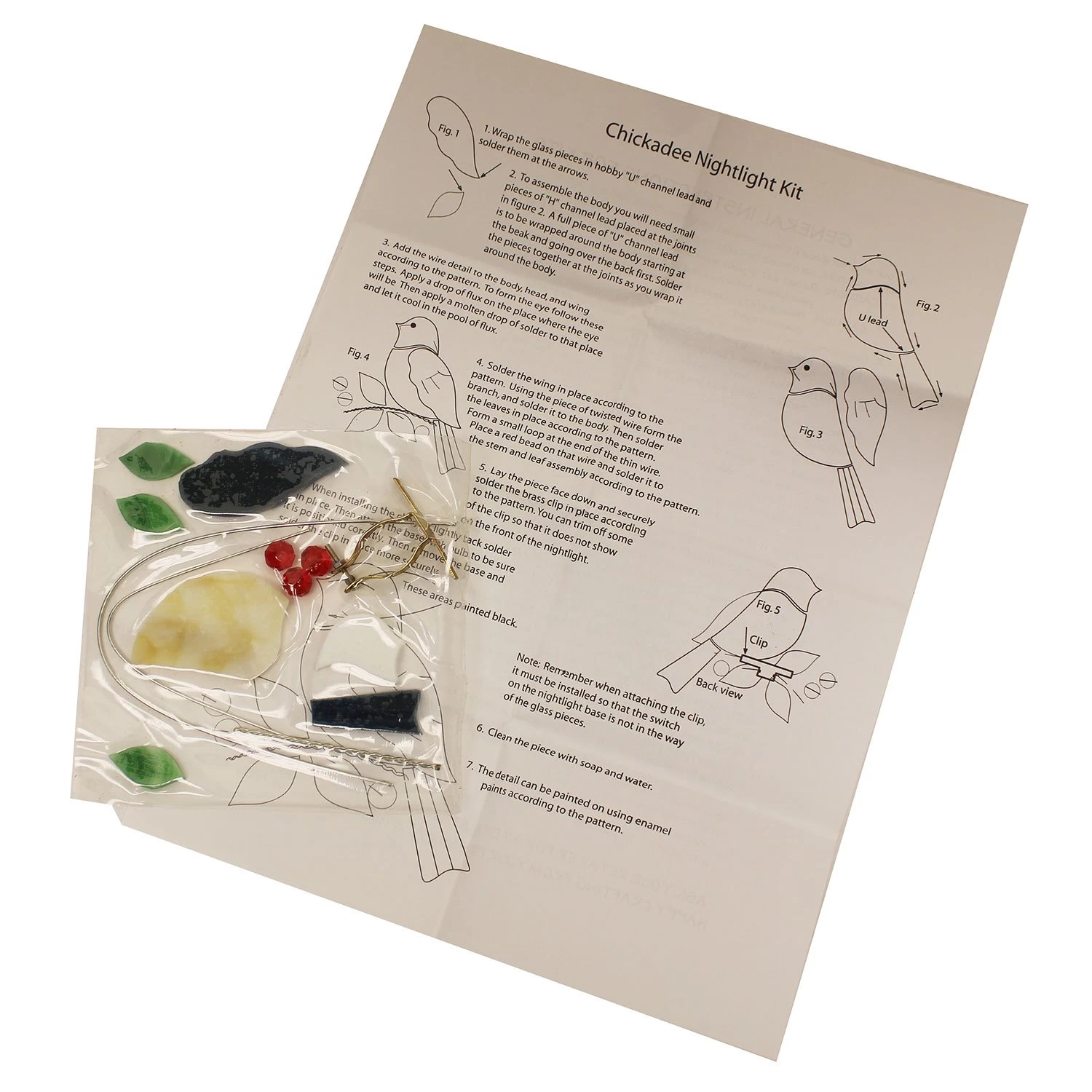 Pre-Cut Chickadee Night Light Kit 3 Pre-Cut Chickadee Night Light Kit - Image 3