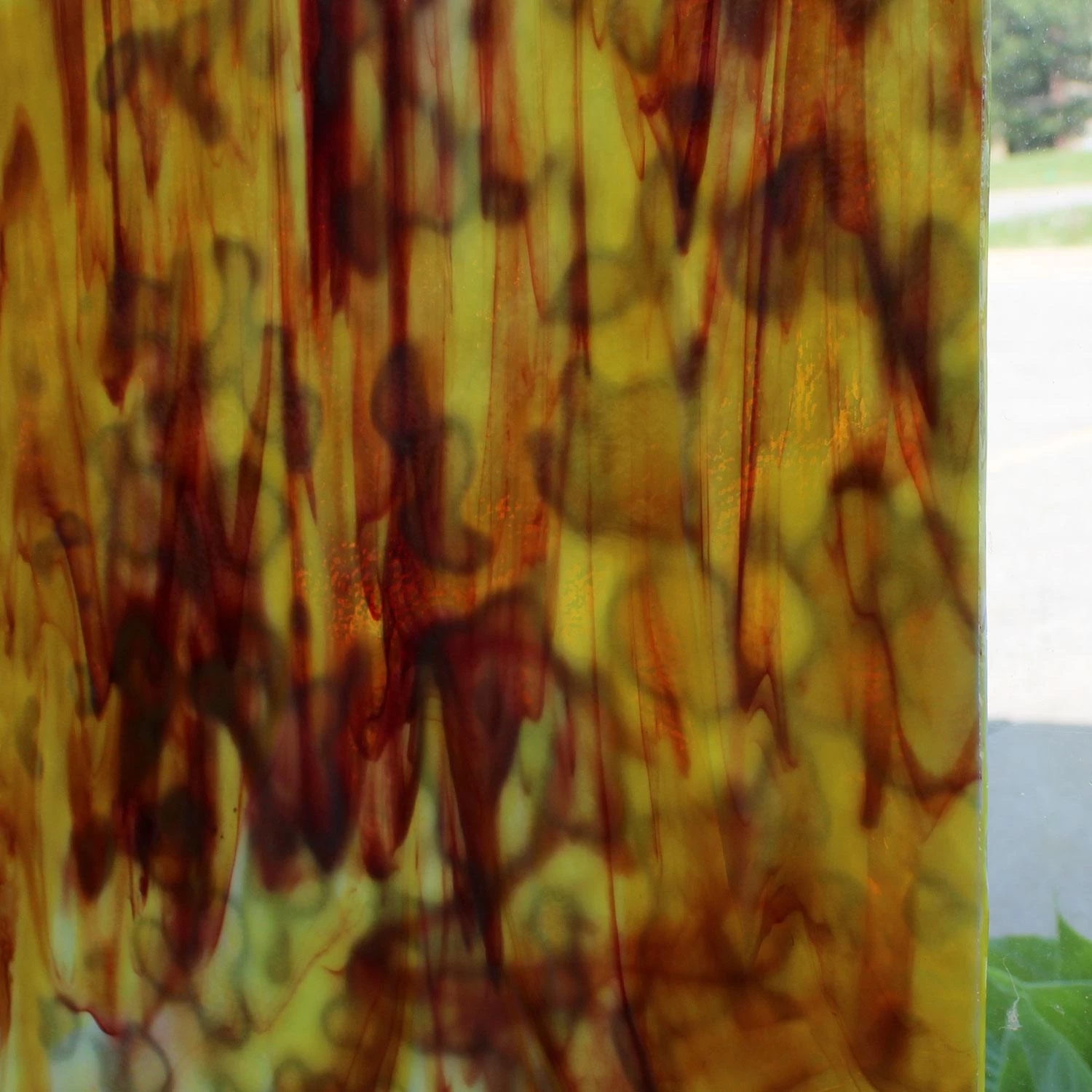 Uro Ruby, Golden Yellow And Red On White Mottle 3 Uro Ruby, Golden Yellow And Red On White Mottle - Image 3