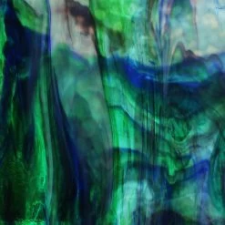 Uro Cobalt Blue, Emerald Green, Spring Green And Purple Mottle