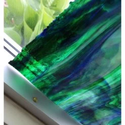 Uro Cobalt Blue, Emerald Green, Spring Green And Purple Mottle -Stained Glass Deals Store 234873 30