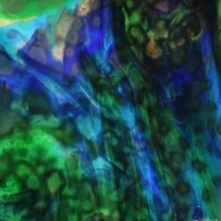 Uro Cobalt Blue, Emerald Green, Spring Green And Purple Mottle -Stained Glass Deals Store 234873 70