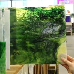 Uro Dark Green And Yellow On White Mottle 11 Uro Dark Green And Yellow On White Mottle -Stained Glass Deals Store 234898 40