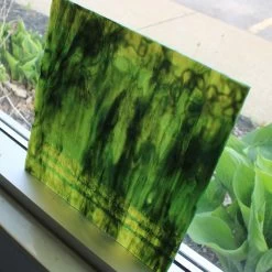 Uro Celery Green And Deep Forest Green Mottle -Stained Glass Deals Store 234903 30