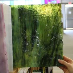 Uro Celery Green And Deep Forest Green Mottle -Stained Glass Deals Store 234903 40