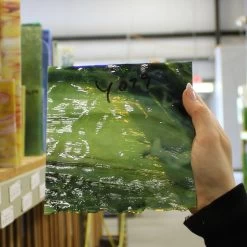 Uro Celery Green And Deep Forest Green Mottle -Stained Glass Deals Store 234903 50