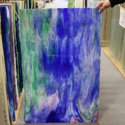 Uro Blue And Green With White, Pink And Violet Granite -Stained Glass Deals Store 234953 60