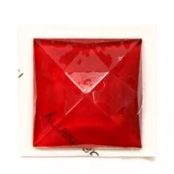 Red Square 25mm Faceted Jewel -Stained Glass Deals Store 235031 30