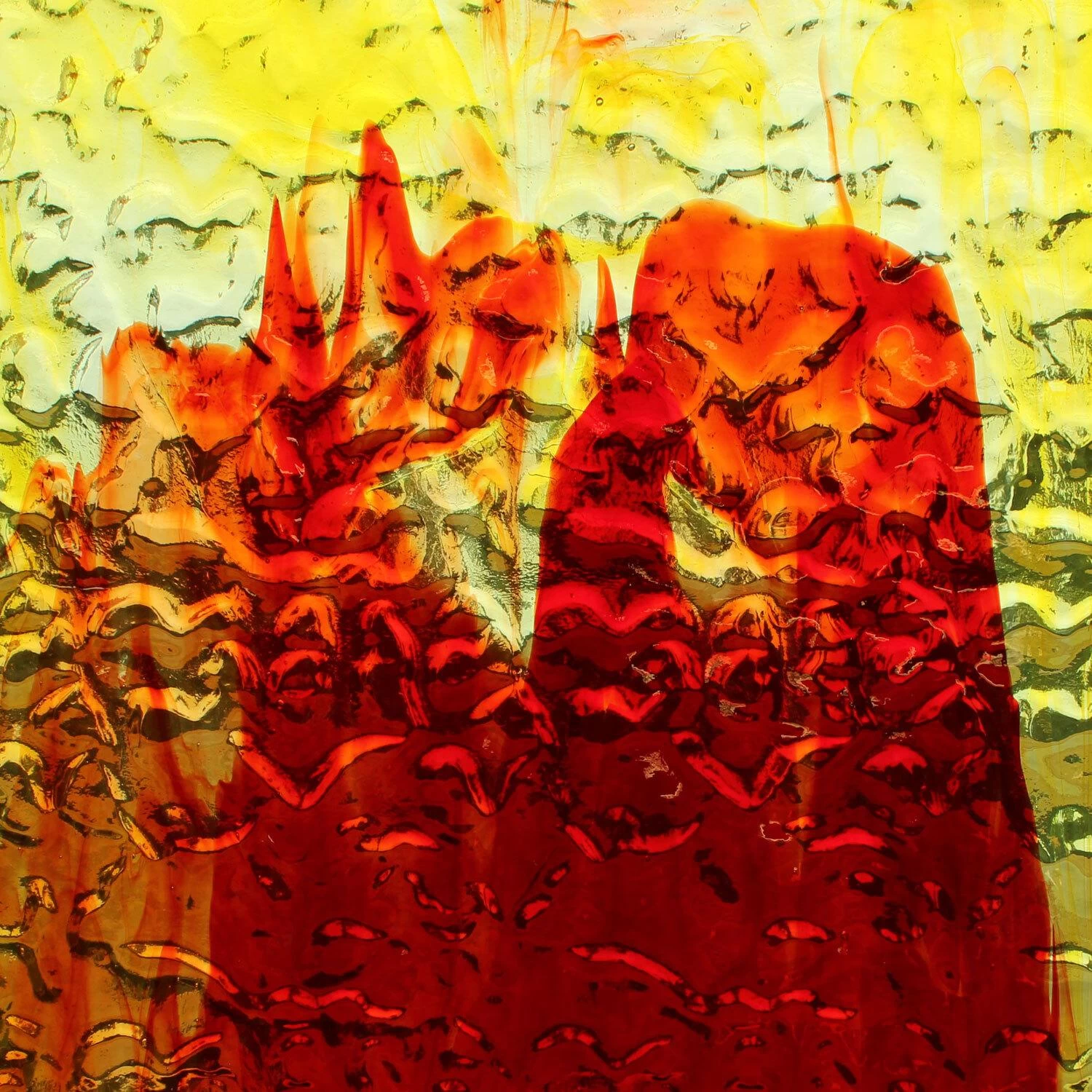 Wissmach Red And Yellow Streaky Transparent Flemish 1 Wissmach Red And Yellow Streaky Transparent Flemish