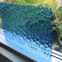 Wissmach Light Copper Blue Transparent Flemish -Stained Glass Deals Store 235130 30